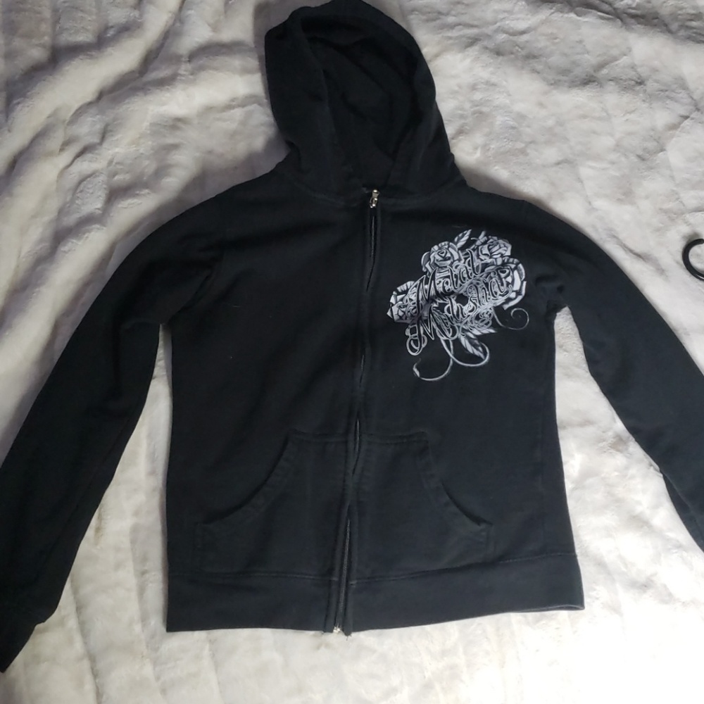 Metal mulisha small zip up hoodie